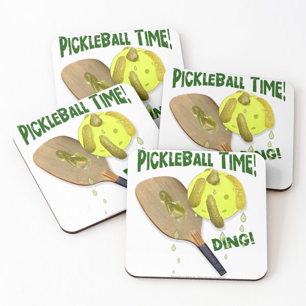Item preview, Pickleball Time… Ding! -  For Light Backgrounds designed and sold by The Imagination Source™.