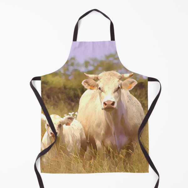 Item preview, Charolais Cow Painting designed and sold by TheAnimalZ00.