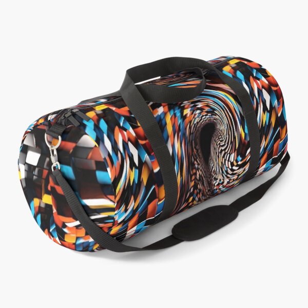 Item preview, 3d retro art distorted in color cubes in twisted tunnel waves designed and sold by Carlos Gudino.