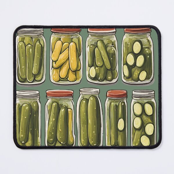 Item preview, Jars of pickles designed and sold by cozyvintage.