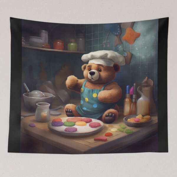 Item preview, CHef Bear - Buttons designed and sold by Highlandkings.