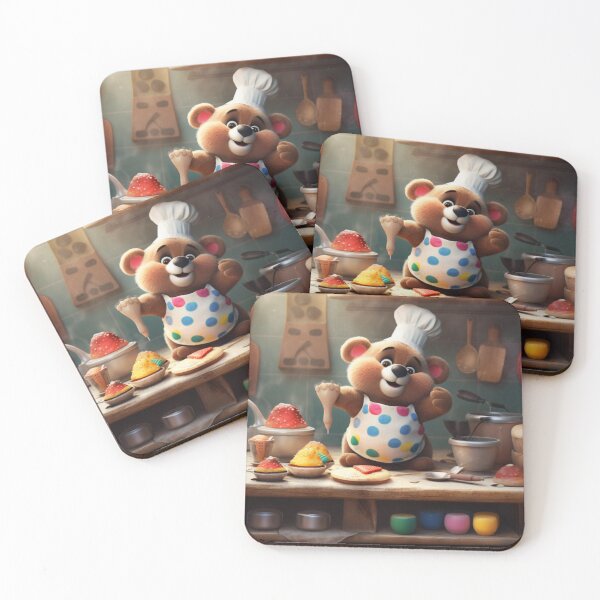 Item preview, Chef Bear - Blossom designed and sold by Highlandkings.