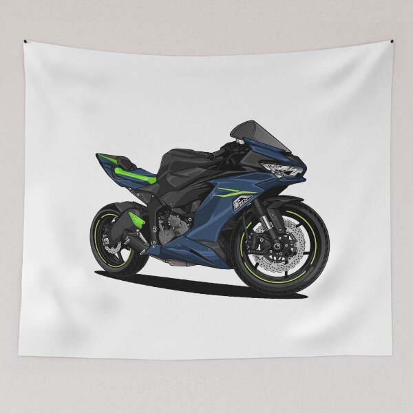 Item preview, Kawasaki Ninja ZX25r Blue Green Version designed and sold by vektoranda.
