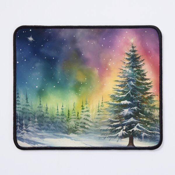 Item preview, Aurora borealis light landscape designed and sold by Art by Lilia.