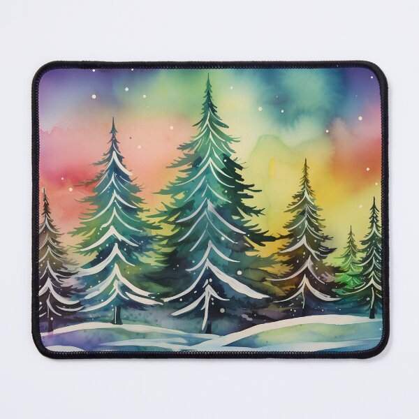 Item preview, Aurora borealis light landscape designed and sold by Art by Lilia.