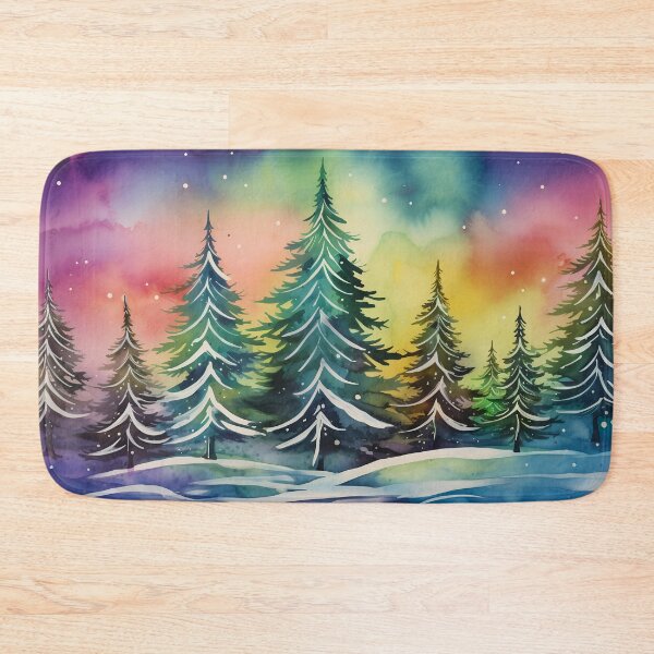 Item preview, Aurora borealis light landscape designed and sold by Art by Lilia.