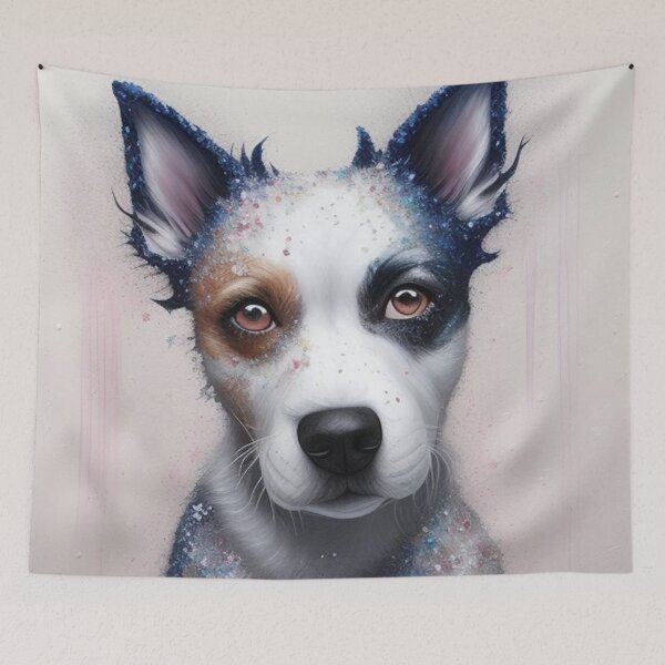 Item preview, Cute pup art print  designed and sold by Roxburylane.