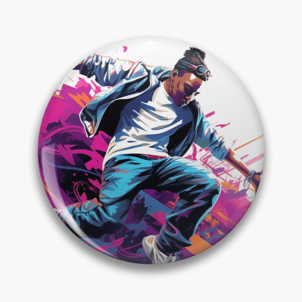 Item preview, Copy of Graffiti Hip Hop Dance Vector Art - Energetic Dancer in Neon Lighting T-shirt Design designed and sold by Huycao211.