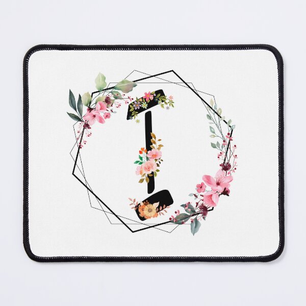 Item preview, I monogram flowers, watercolor designed and sold by OmikronStore.