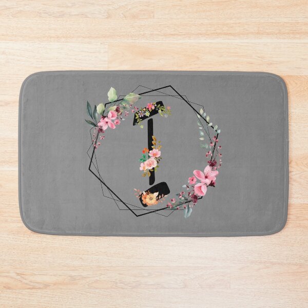 Item preview, I monogram flowers, watercolor designed and sold by OmikronStore.