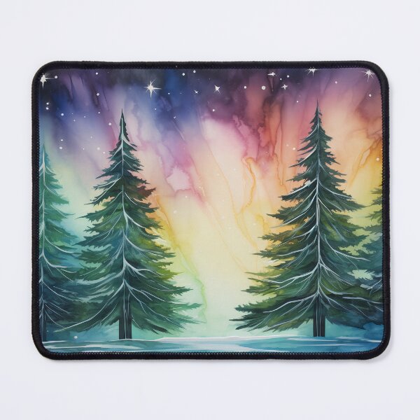Item preview, Aurora borealis light landscape designed and sold by Art by Lilia.