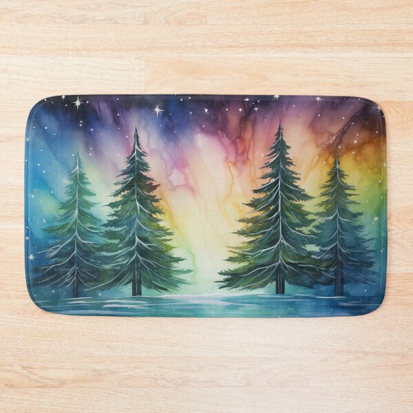 Item preview, Aurora borealis light landscape designed and sold by Art by Lilia.