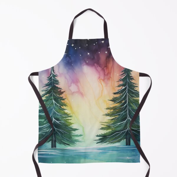 Item preview, Aurora borealis light landscape designed and sold by Art by Lilia.