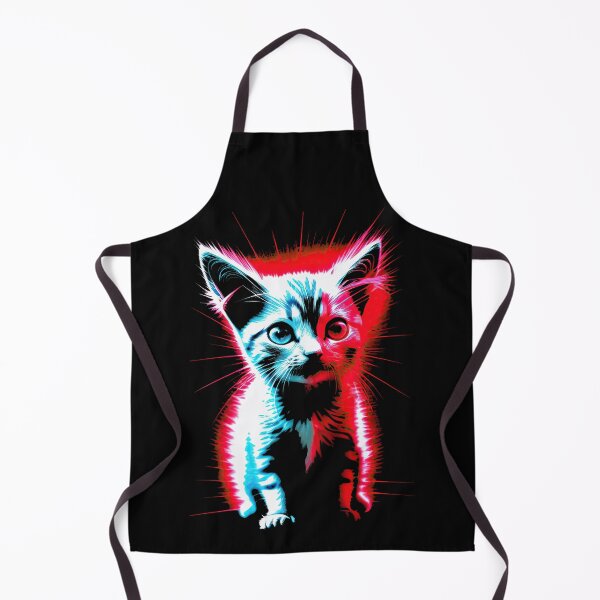 Item preview, Zoned Out - Cyberpunk Cat Zoning Out Kitten designed and sold by Urban-Alien.