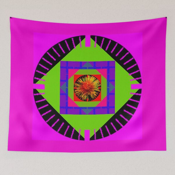 Item preview, Hippie whimsical carnival of neon colors by Iritof  designed and sold by iritof.