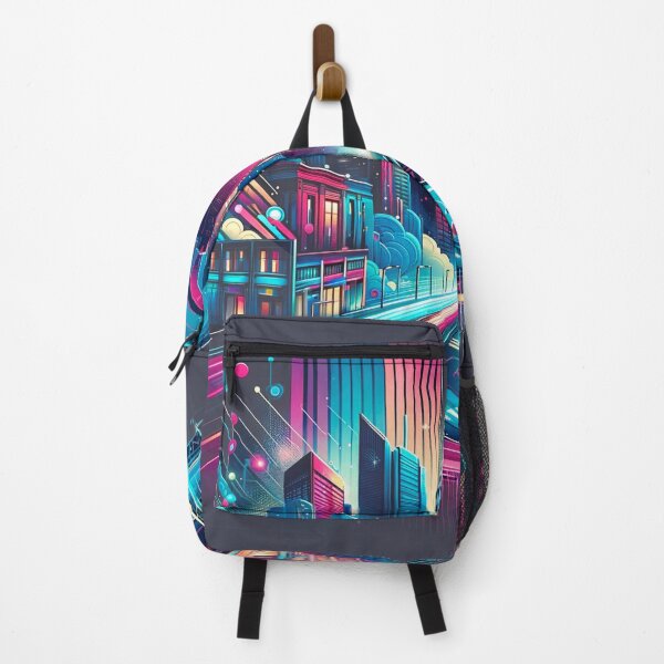 Item preview, Urban Pulse: Futuristic Vision of the City designed and sold by LuminaVibe.