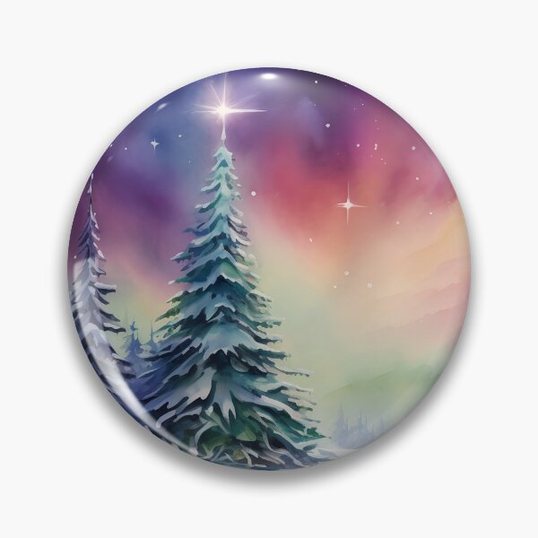 Item preview, Aurora borealis light landscape designed and sold by Art by Lilia.