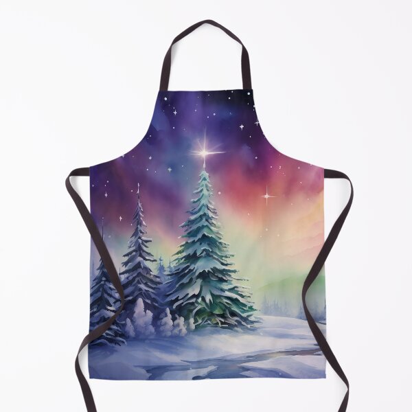 Item preview, Aurora borealis light landscape designed and sold by Art by Lilia.