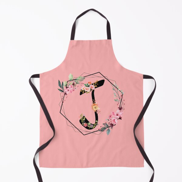 Item preview, J monogram flowers, watercolor designed and sold by OmikronStore.