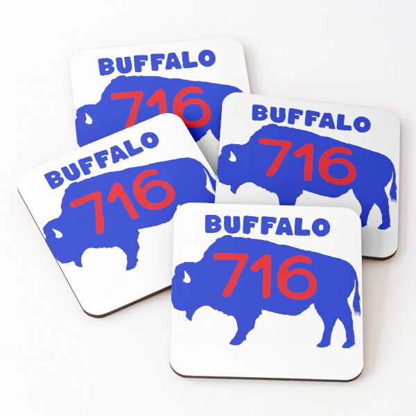 Item preview, Buffalo New York NY 716 Area Code Bison designed and sold by lizardisland.