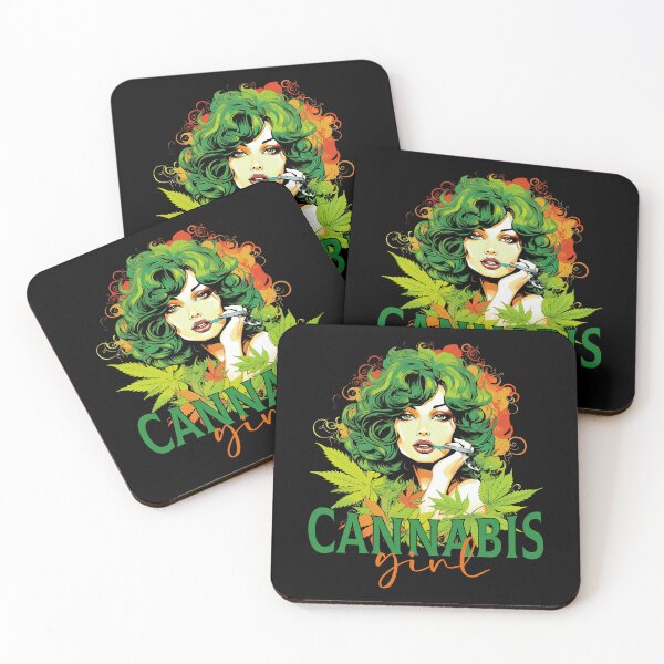 Artikelvorschau, Cannabis-Mädchen entworfen und verkauft von storyboxdesigns.