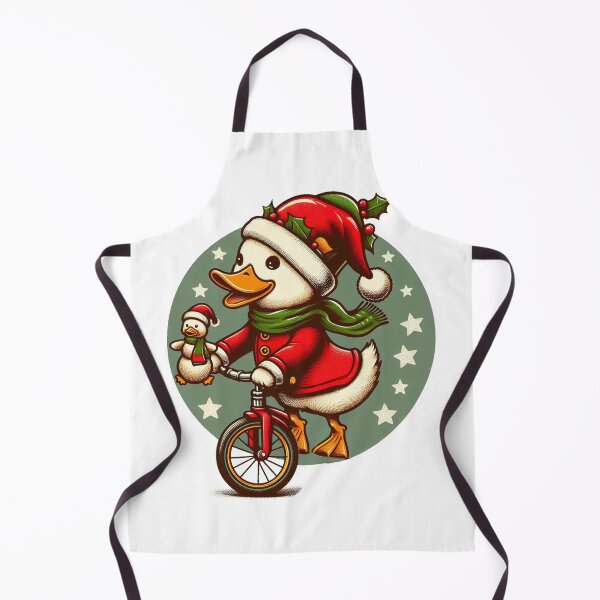 Item preview, Unicycle Duck Christmas designed and sold by maximinano100k.