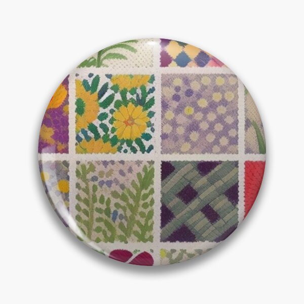 Item preview, Matisse style Patchwork floral  designed and sold by Roxburylane.