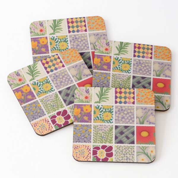 Item preview, Matisse style Patchwork floral  designed and sold by Roxburylane.