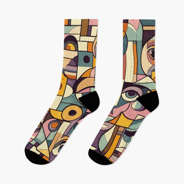 Item preview, Abstract Faces Pattern designed and sold by Ikibrai.