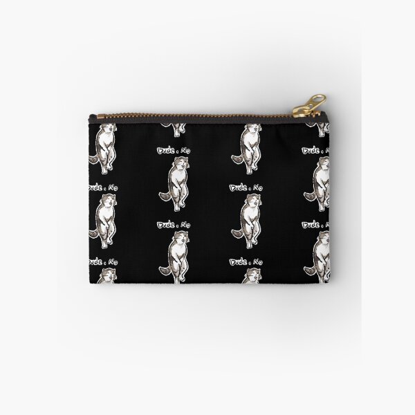 Item preview, Funny Cute Cat Meme Dude, No Design by Zeesdesign on Redbubble designed and sold by ZEESDESIGN.
