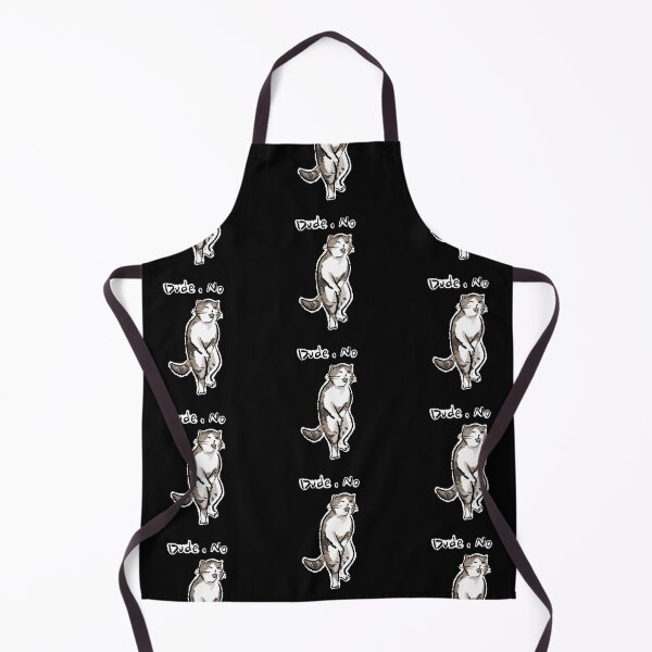 Item preview, Funny Cute Cat Meme Dude, No Design by Zeesdesign on Redbubble designed and sold by ZEESDESIGN.