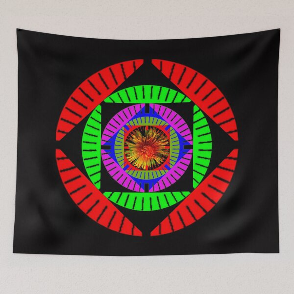 Item preview, Whimsical carnival of crazy neon colors by Iritof  designed and sold by iritof.