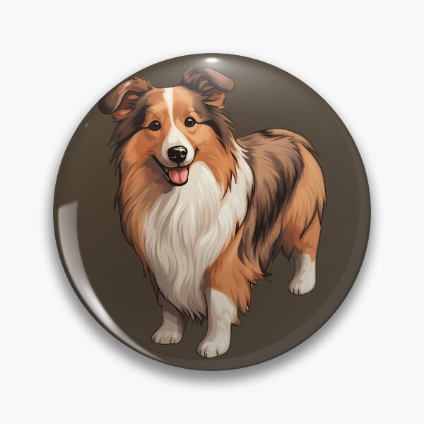 Item preview, Mahogany Sable Shetland Sheepdog Sheltie Drawing designed and sold by meganohm.