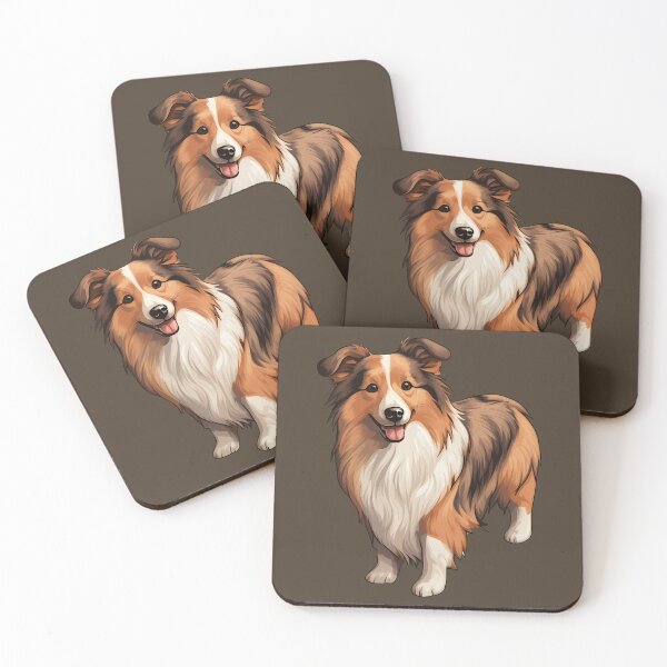 Item preview, Mahogany Sable Shetland Sheepdog Sheltie Drawing designed and sold by meganohm.