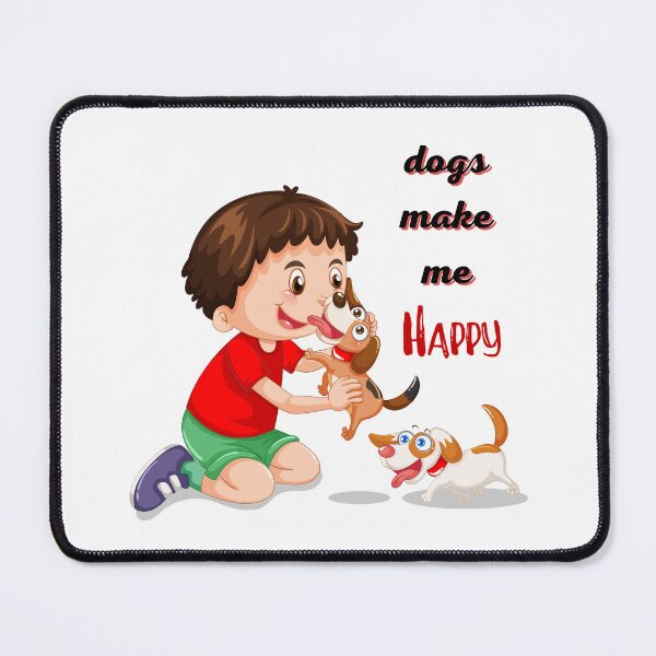 Item preview, dogs make me happy designed and sold by MJOSTORE.