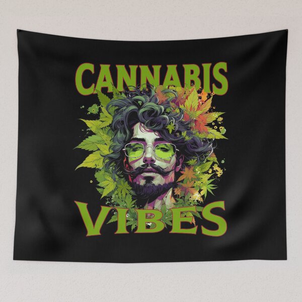 Artikelvorschau, Cannabis-Vibes entworfen und verkauft von storyboxdesigns.