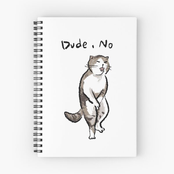 Item preview, Funny Cute Cat Meme Dude, No White Background Design by Zeesdesign on Redbubble designed and sold by ZEESDESIGN.