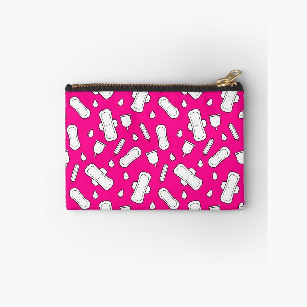 Item preview, Menses Hot Pink Girly Cartoon Period Pad Tampon designed and sold by JessicaAmber.