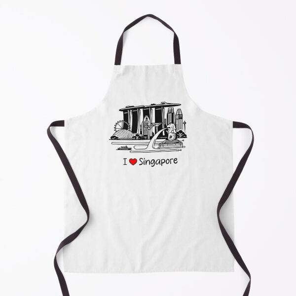 Item preview, Singapore Minimalist Skyline: Love in the Cityscape designed and sold by Pawsitive2Print.