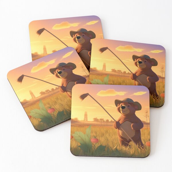 Item preview, Farmer Bear -Barkley designed and sold by Highlandkings.
