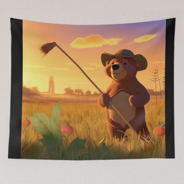 Item preview, Farmer Bear -Barkley designed and sold by Highlandkings.