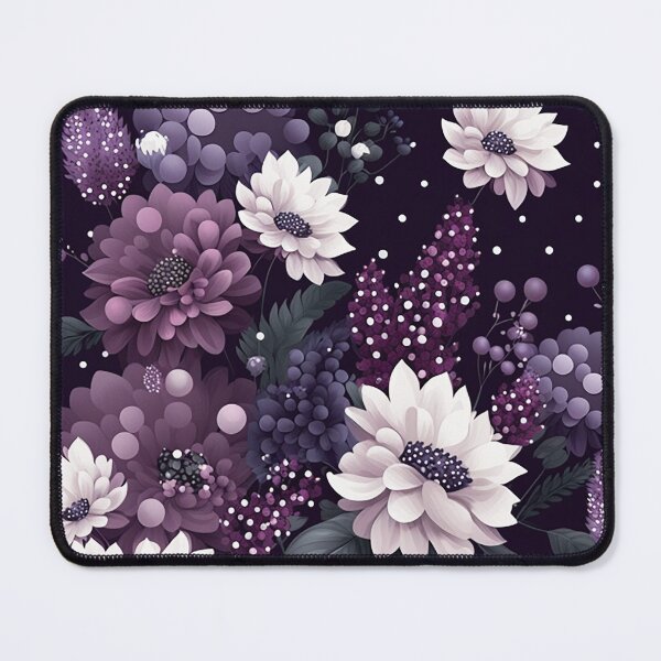 Item preview, Lavender Polka Dot Bloom - Dark & Light Purple Floral Elegance designed and sold by PaintbrushPlace.