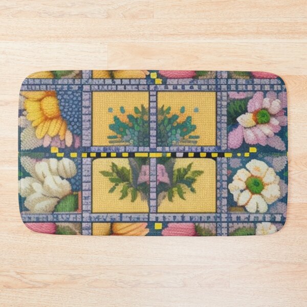 Item preview, Floral Patchwork design  designed and sold by Roxburylane.
