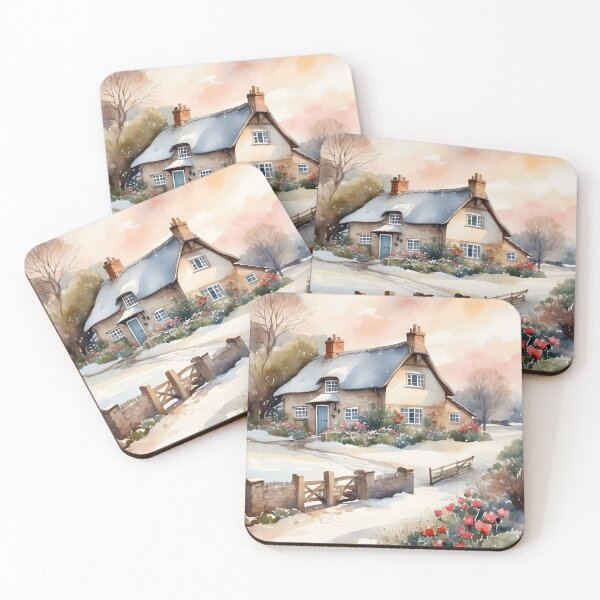 Item preview, English cottage house style with watercolor painted designed and sold by Jayjaynaenae.