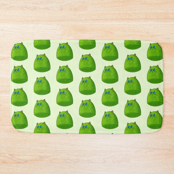 Item preview, Cute Sparkle Lime Gumdrop Cat designed and sold by veabeans.