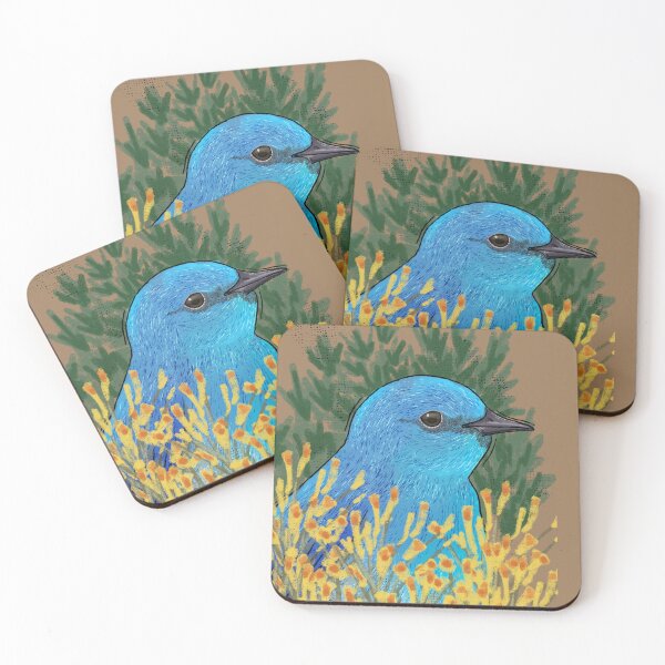 Item preview, Nevada-Mountain Bluebird designed and sold by Kim Rausch.