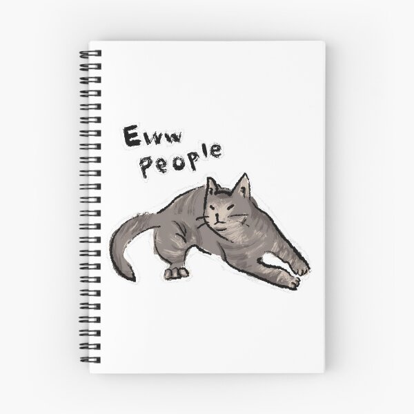 Item preview, Funny Cute Cat Meme Eww People Design by Zeesdesign on Redbubble designed and sold by ZEESDESIGN.
