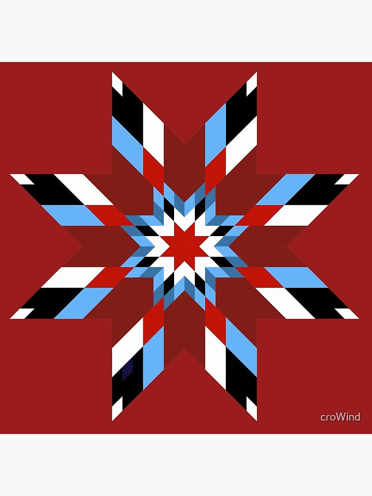 Printable Lakota Star Quilt Pattern Stephenson