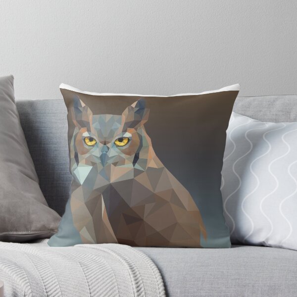 Item preview, Low Poly Owl designed and sold by kennasato.