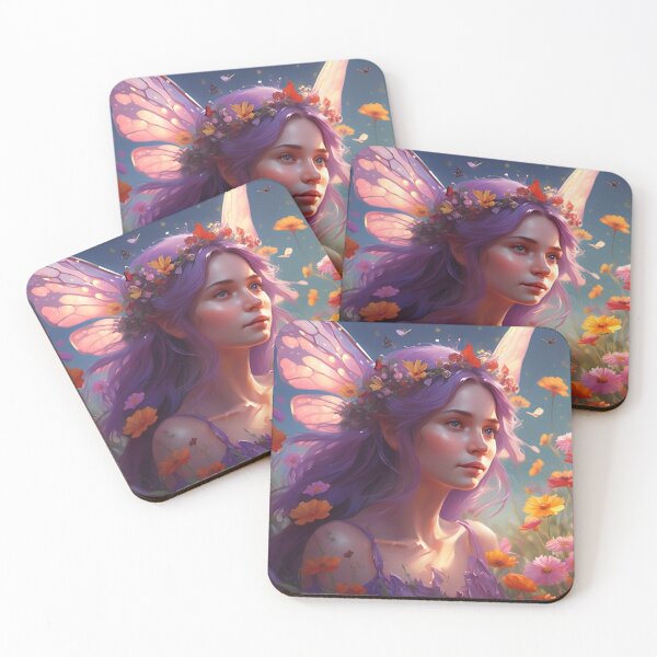 Item preview, Purple Fairy Fantasy Portrait designed and sold by FantasyJo.